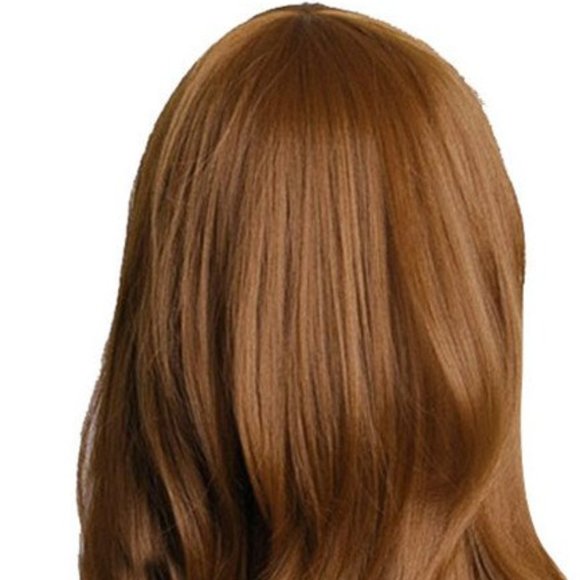 AneShe Wig 28" Long Wavy Hair Heat Resistant Wig (Light Golden Brown) New - Picture 4 of 7